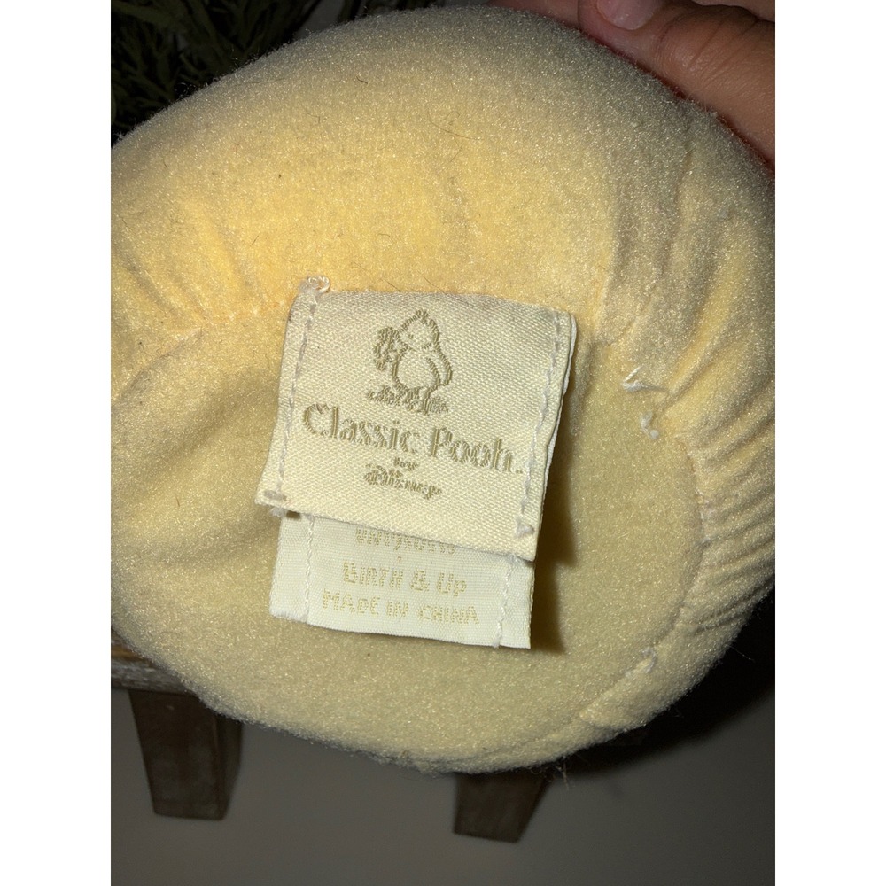 Disney Classic Pooh Plush Hunny Pot Yellow Honey Jar Stuffed Toy Nursery Decor - Picture 5 of 7